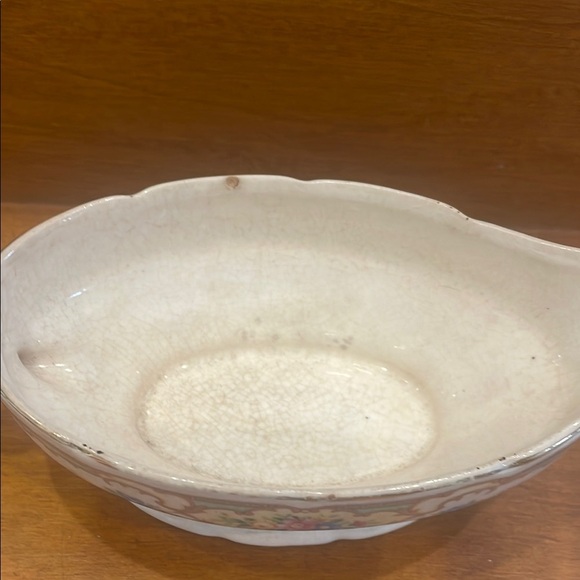 Floral Gravy Boat super antique - Picture 4 of 5